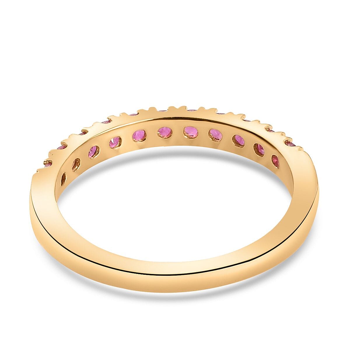 Half Eternity Band Ring in Sterling Silver