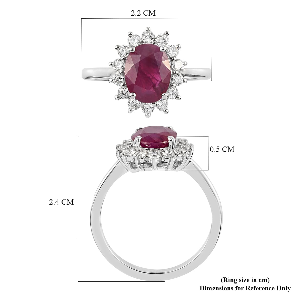 RHAPSODY 950 Platinum AAAA Loupe Clean Chanthaburi Yellow Sapphire and Diamond (VS-E-F) Ring 3.05 Ct, Platinum Wt. 5.95 Gms