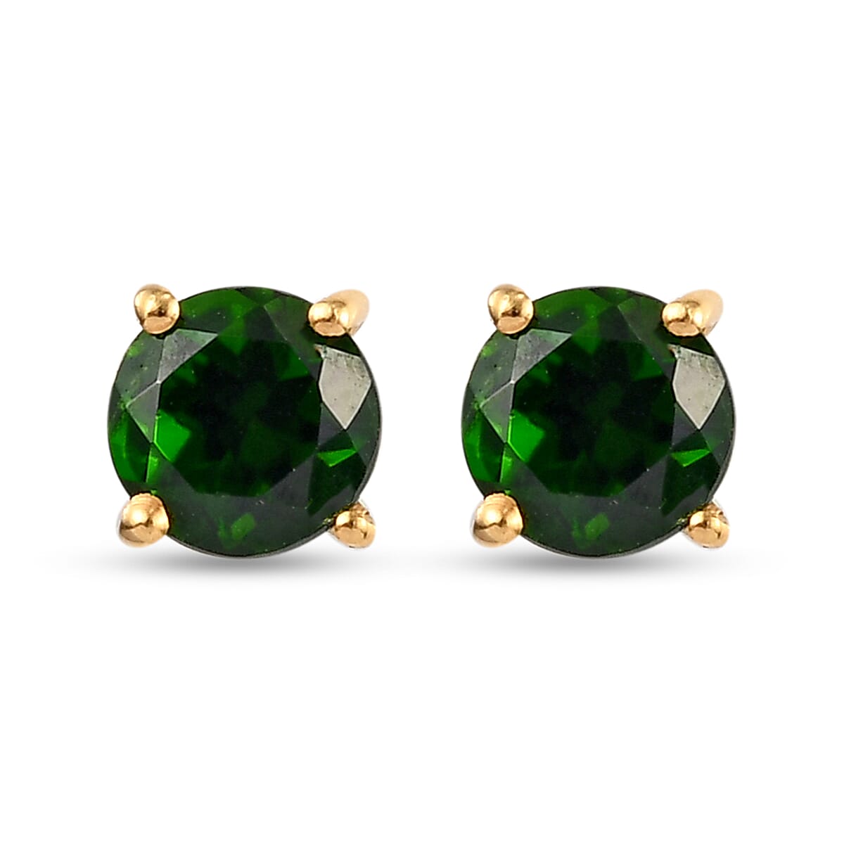 Chrome diopside deals stud earrings