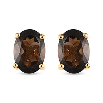 https://tjcuk.sirv.com/Products/38/1/3815668/1.20-Ct.-Smoky-Quartz-Solitaire-Earrings-in-14K-Gold-Plated-Sterling-S_3815668.jpg?w=342&h=342