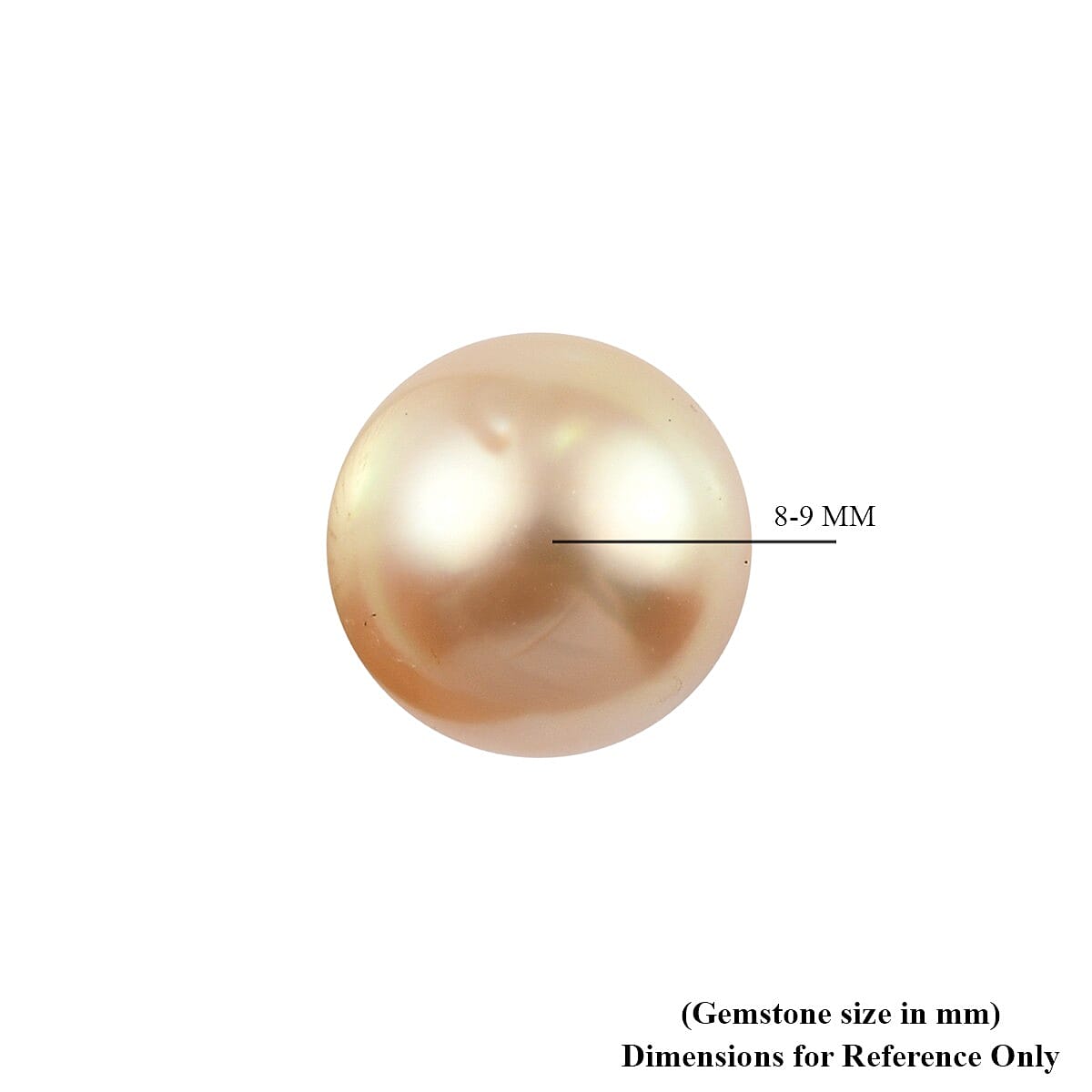 9K Yellow Gold Golden South Sea Pearl Ball Stud Earrings