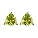 2 Ct. Red Garnet Solitaire Stud Earrings in 14K Gold Plated   Sterling Silver