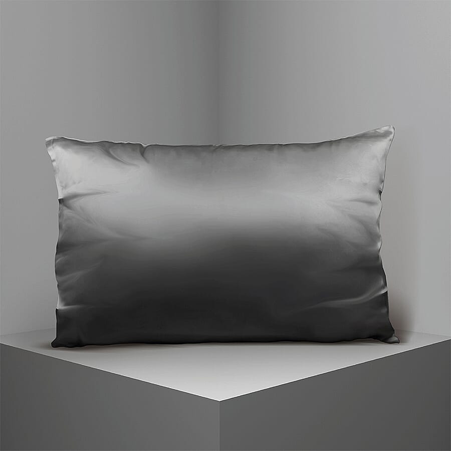 Mulberry Silk Single Pillowcase (Size:50x75cm) - Dark Grey