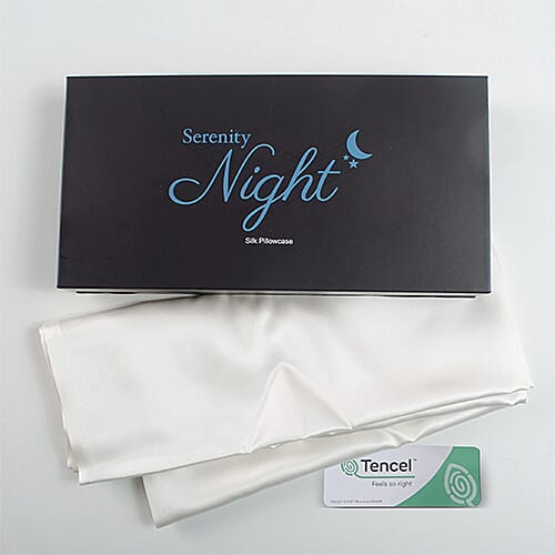 100% Mulberry Silk Top Layer Single Pillowcase (Size-50x75cm) - Ivory