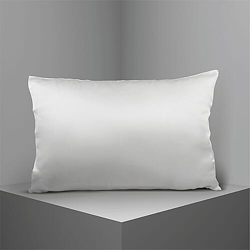 100% Mulberry Silk Top Layer Single Pillowcase (Size-50x75cm) - Ivory