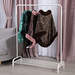 Stylish Garment Rack (Size 115.5x40x145 Cm) - White