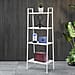 Four Tier Multifunctional Ladder-Shaped Storage Shelf (Size 60x35x147 cm) - White