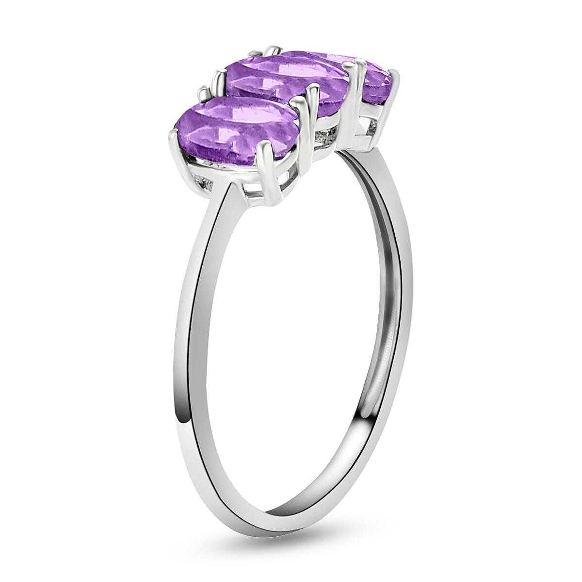 Trilogy Ring in Sterling Silver