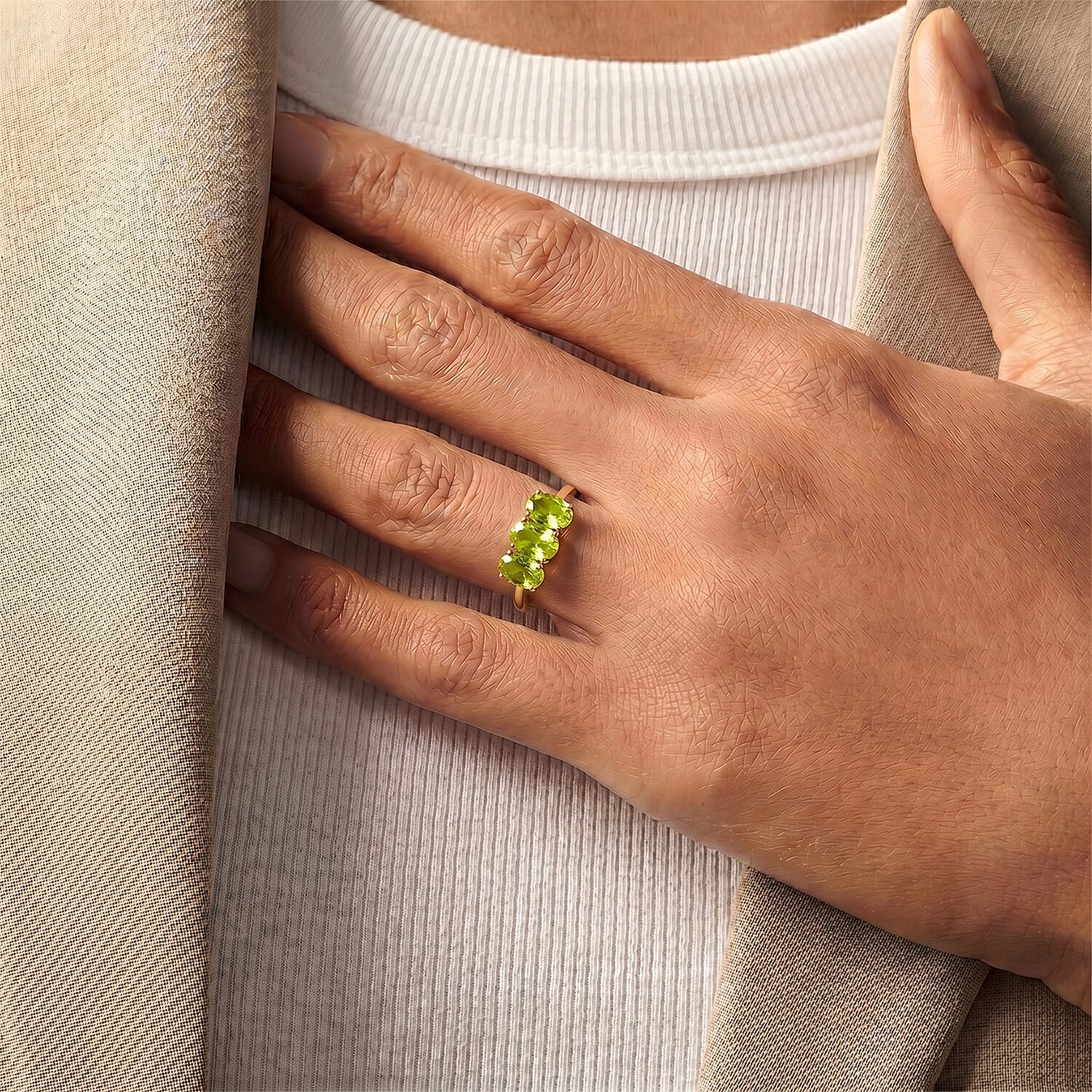 Trilogy Ring in Sterling Silver
