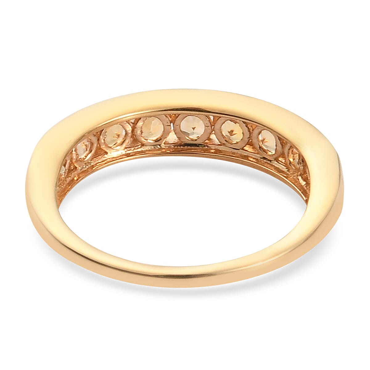 Citrine Ring in 14k Gold Overlay Sterling Silver 1.02 Ct.1.64 Gms