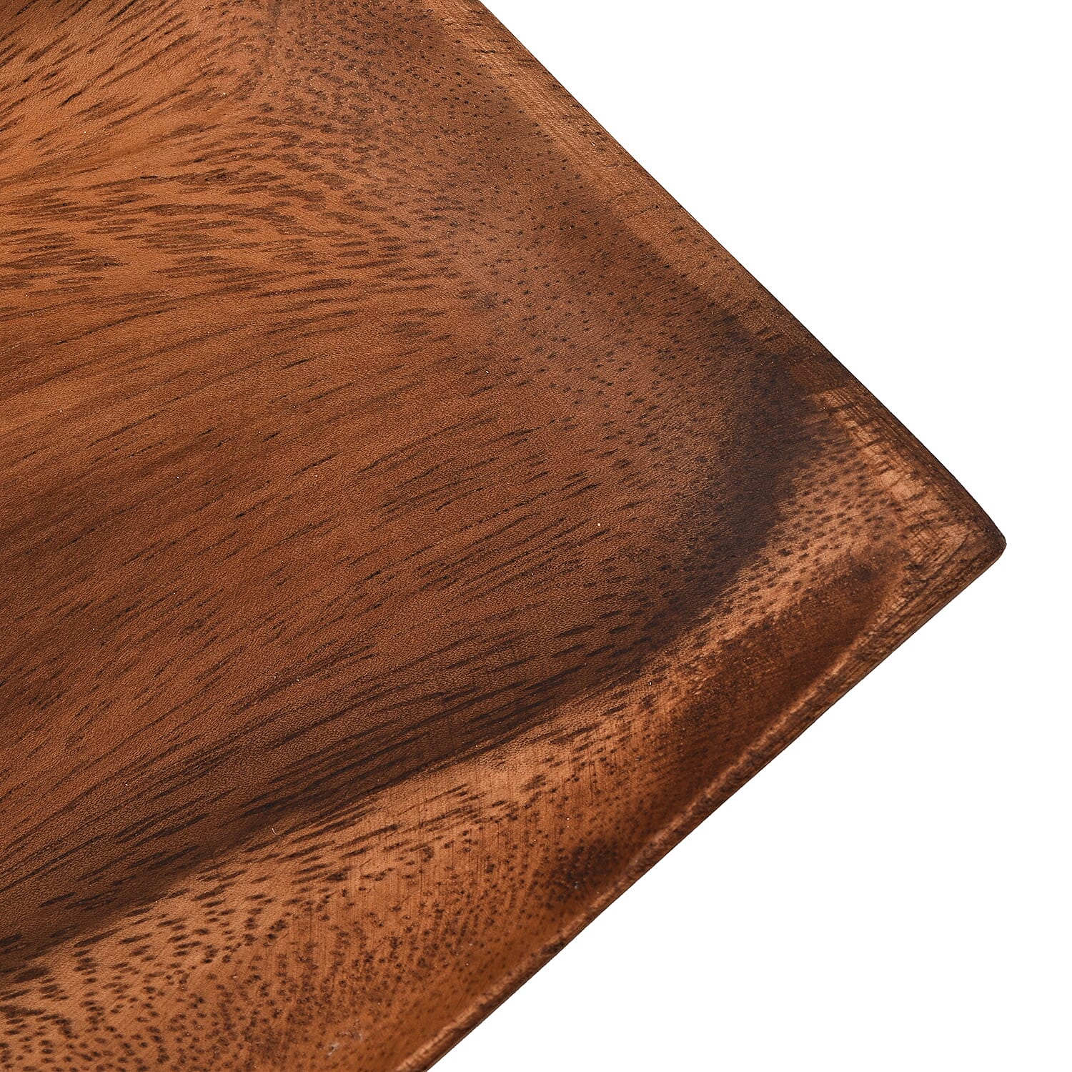 Nakkashi - Handmade Wood Square Tray with 4 Compartment (Size 25x25x3Cm)