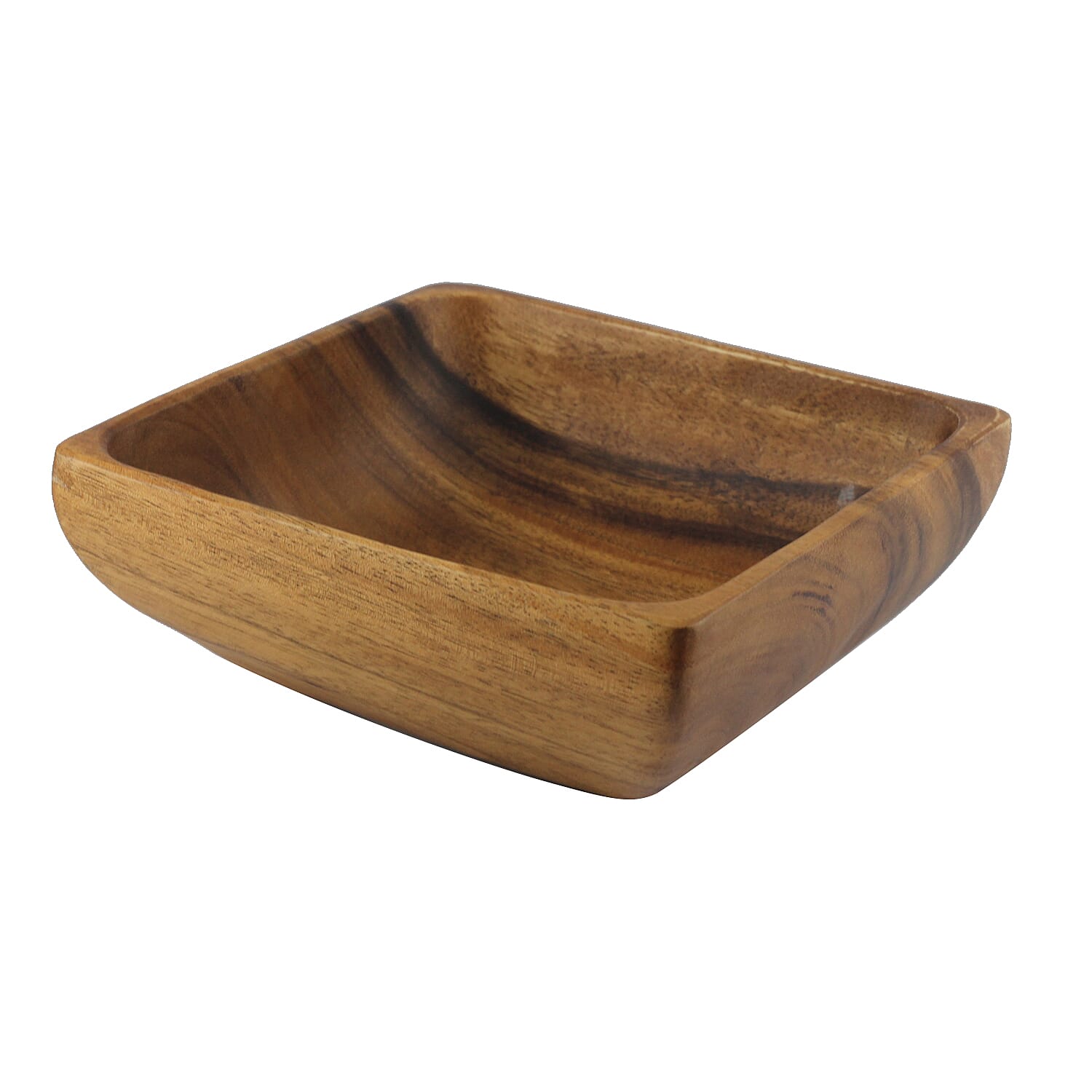 Nakkashi - Set of 4 - Handmade Wood Square Bowl (Size 9x9x4Cm)