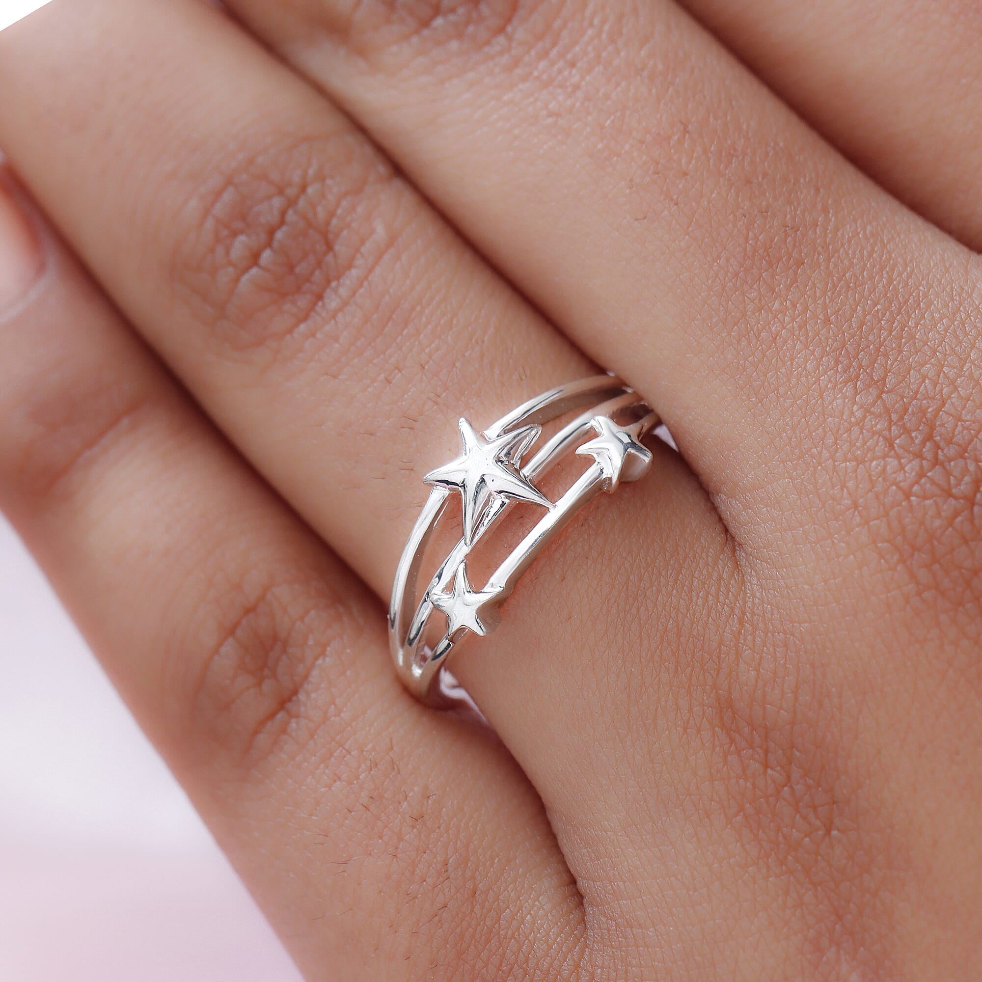 Sterling Silver Star Ring