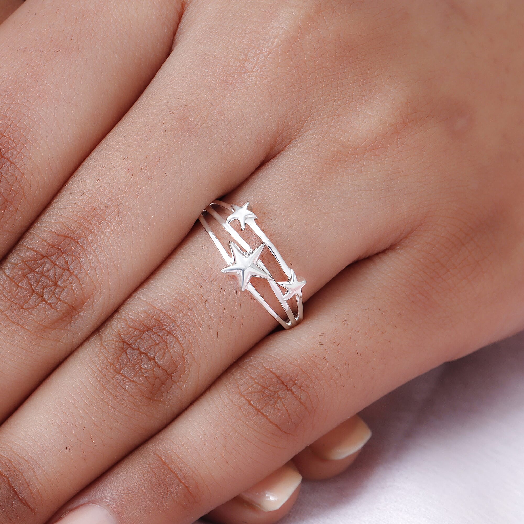 Sterling Silver Star Ring