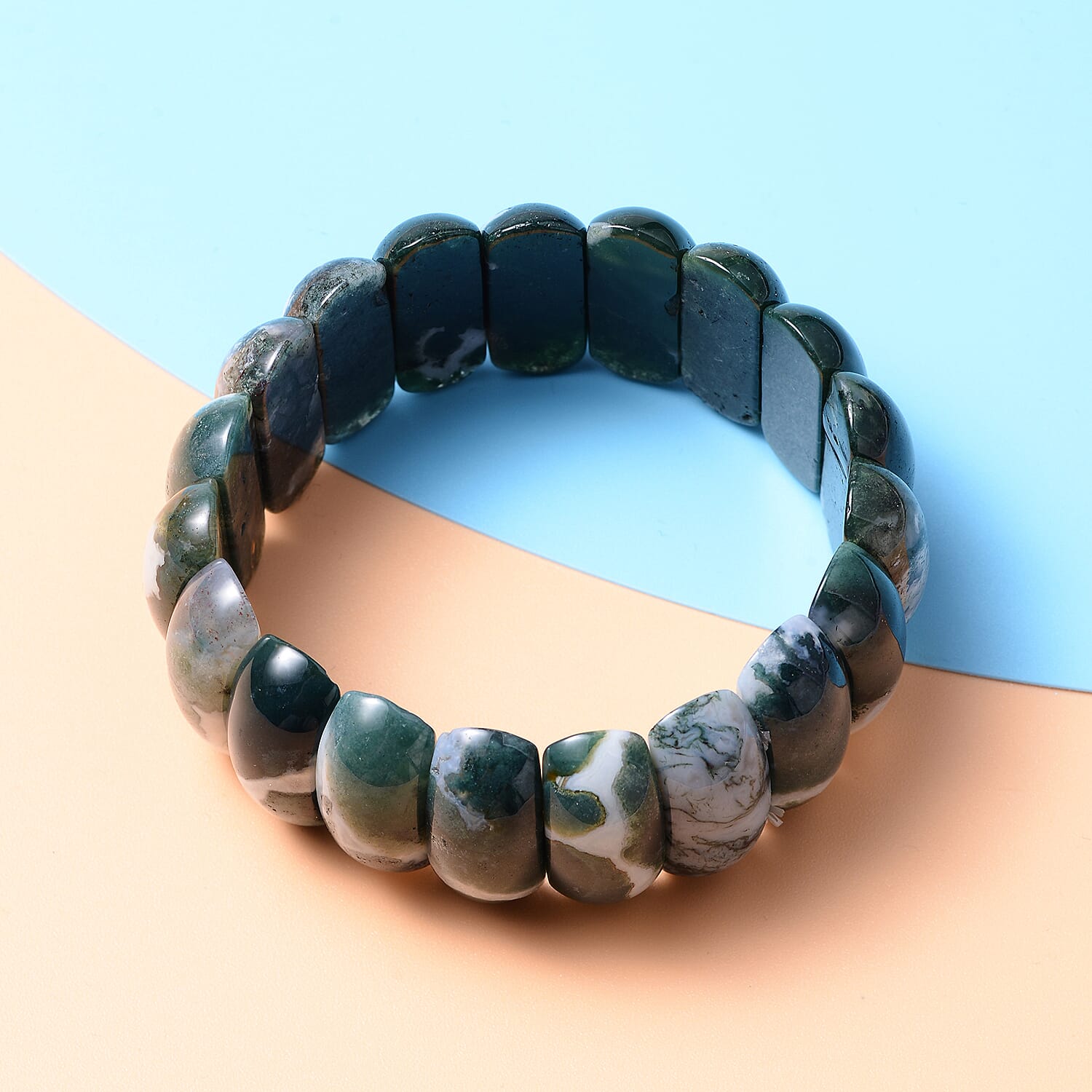 Indian Agate Bracelet (Size 7) 331.50 Ct.