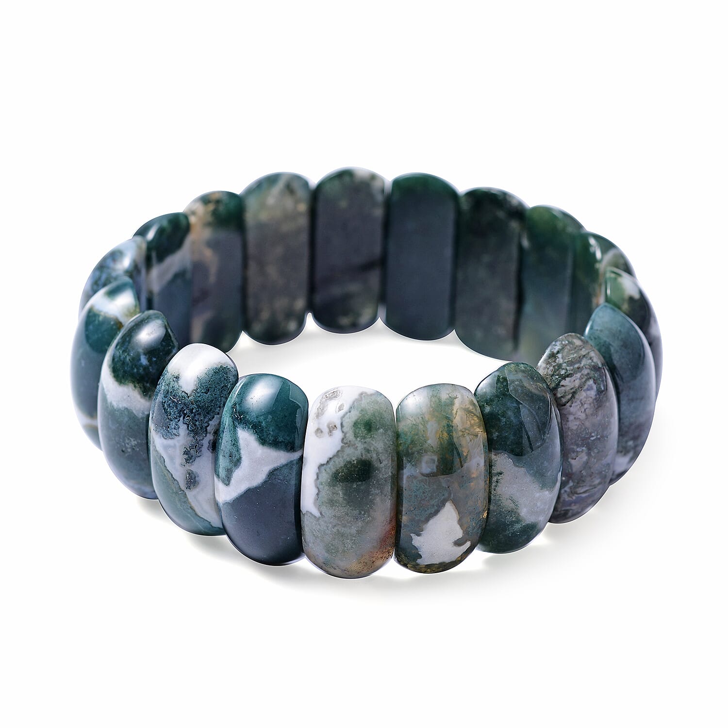 Indian Agate Bracelet (Size 7) 331.50 Ct.