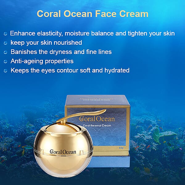 Coral Ocean- Renewal Anti-Aging & Wrinkle Soothing Face Cream - 50Gm