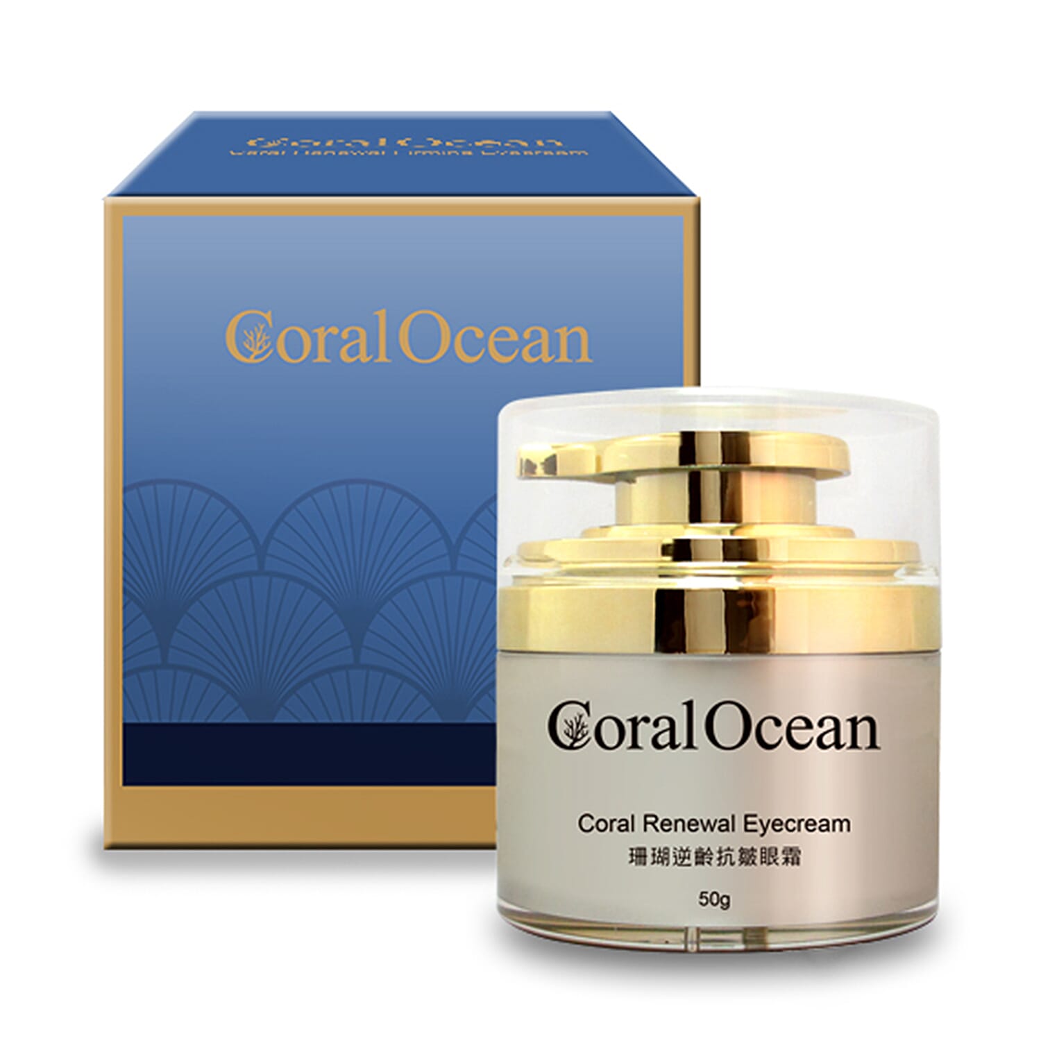 Coral Ocean- Renewal Firming Anti-Wrinkle Eye Cream - 50Gm