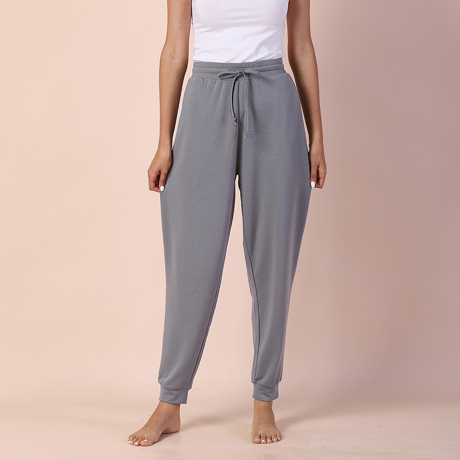 LA MAREY Jersey Joggers - Grey