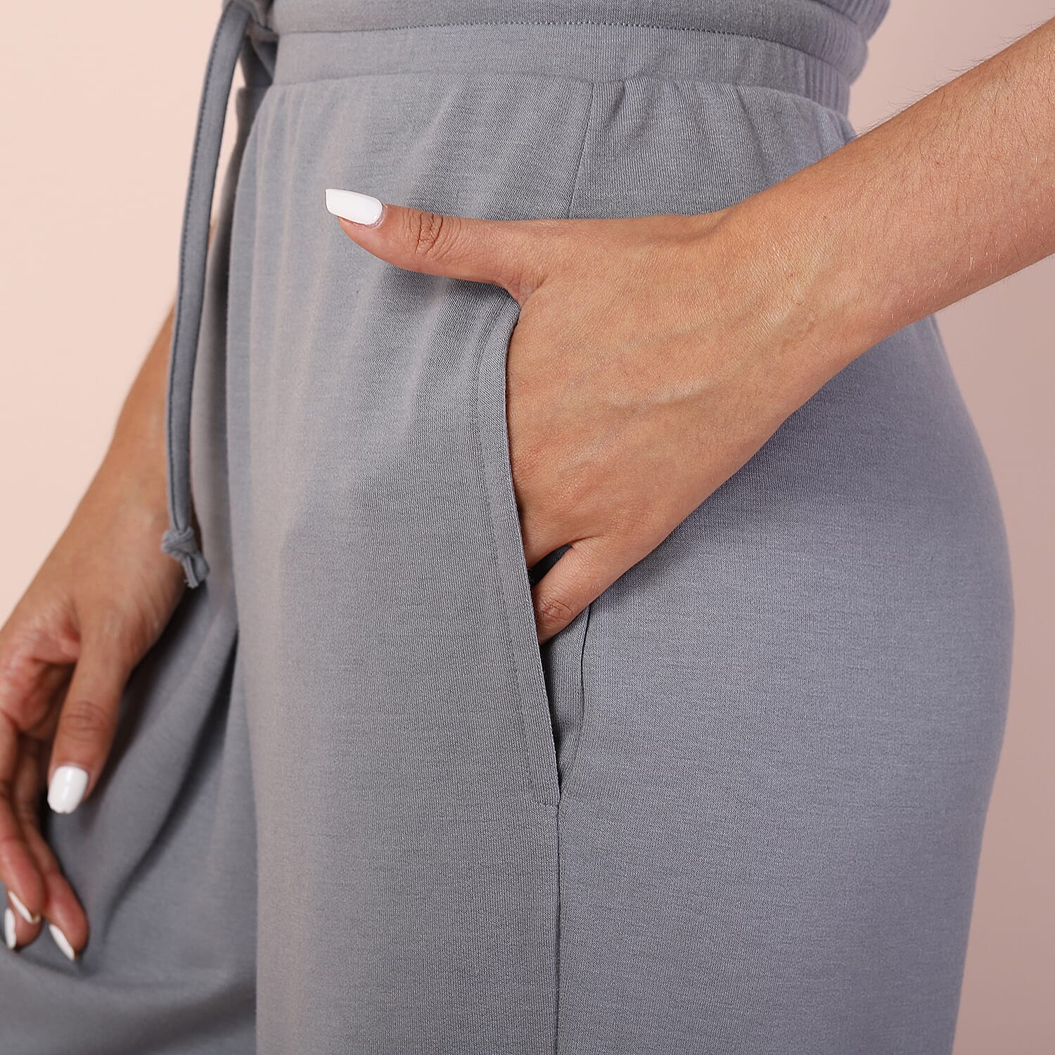 LA MAREY Jersey Joggers - Grey