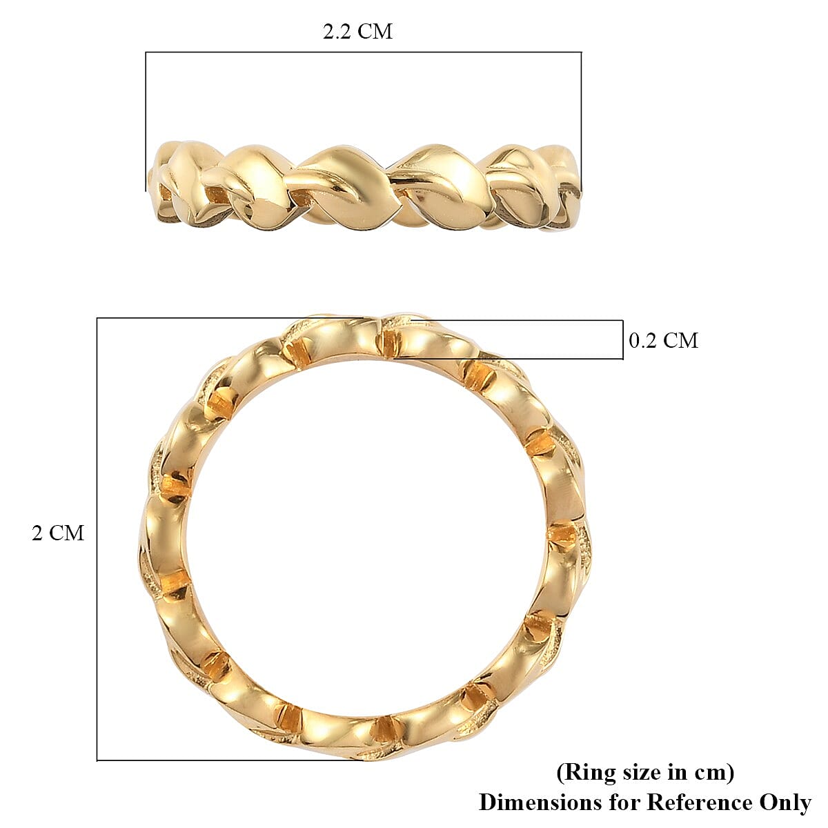 NATURE LOVERS - 14K Gold Overlay Sterling Silver Leaf Band Ring