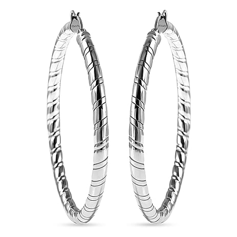 Earrings (With Hoop) in Stainless Steel