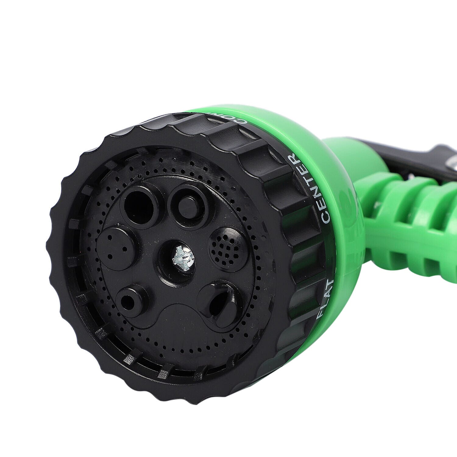 100ft Garden Hose with 7 Function Nozzle - Green