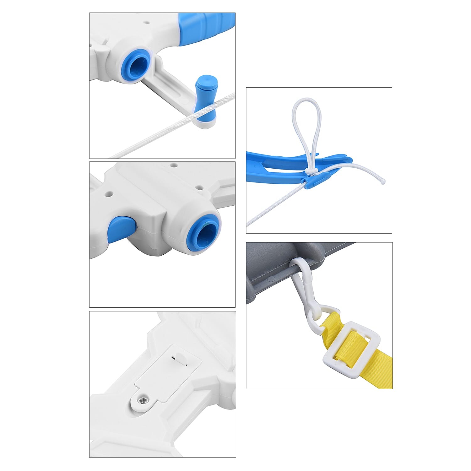 Kids Toy Bow and Arrow Set (Includes 1 Bow, 3 Arrows,1 Target & 1 Arrow Quiver) - Blue & Multi