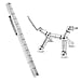 Decompression Magnetic Metal Ball Pen in a Gift Box - Silver