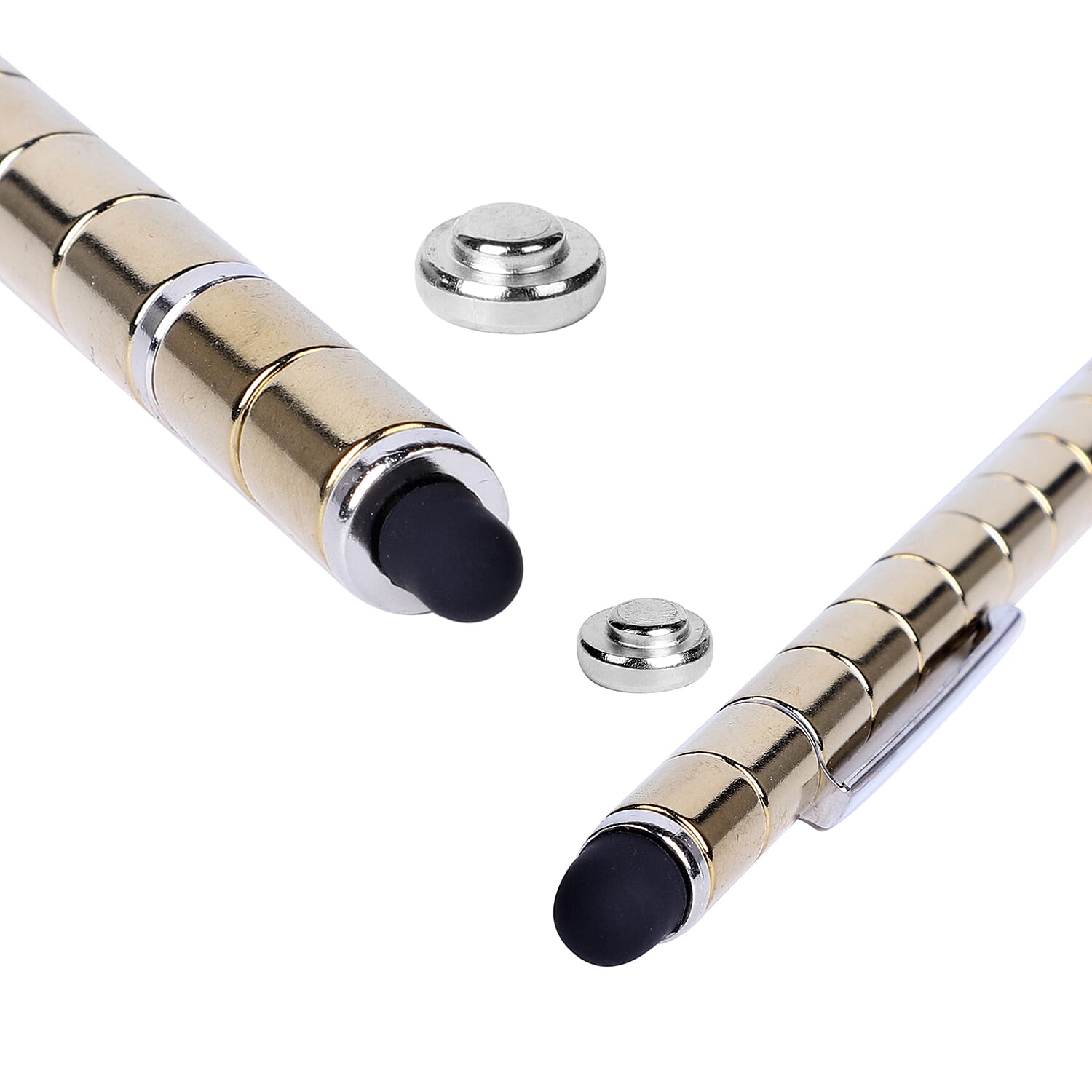 Decompression Magnetic Metal Ball Pen in a Gift Box - Gold
