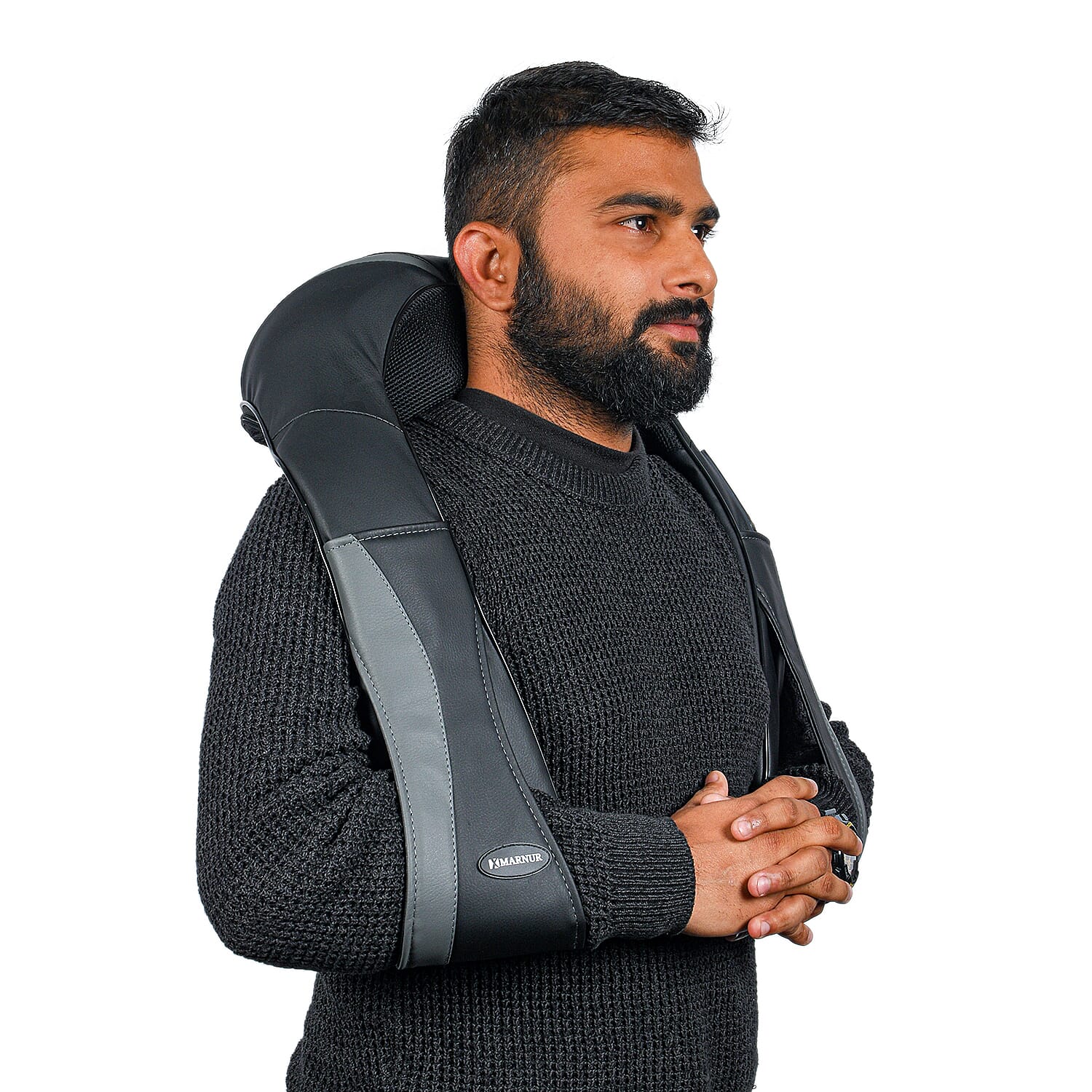 Shiatsu Massager with Soothing Heat, Electric Deep Tissue 3D Kneading Massage Pillow for Shoulder, Leg, Body Muscle Pain Relief, Home, Office, and Car Use