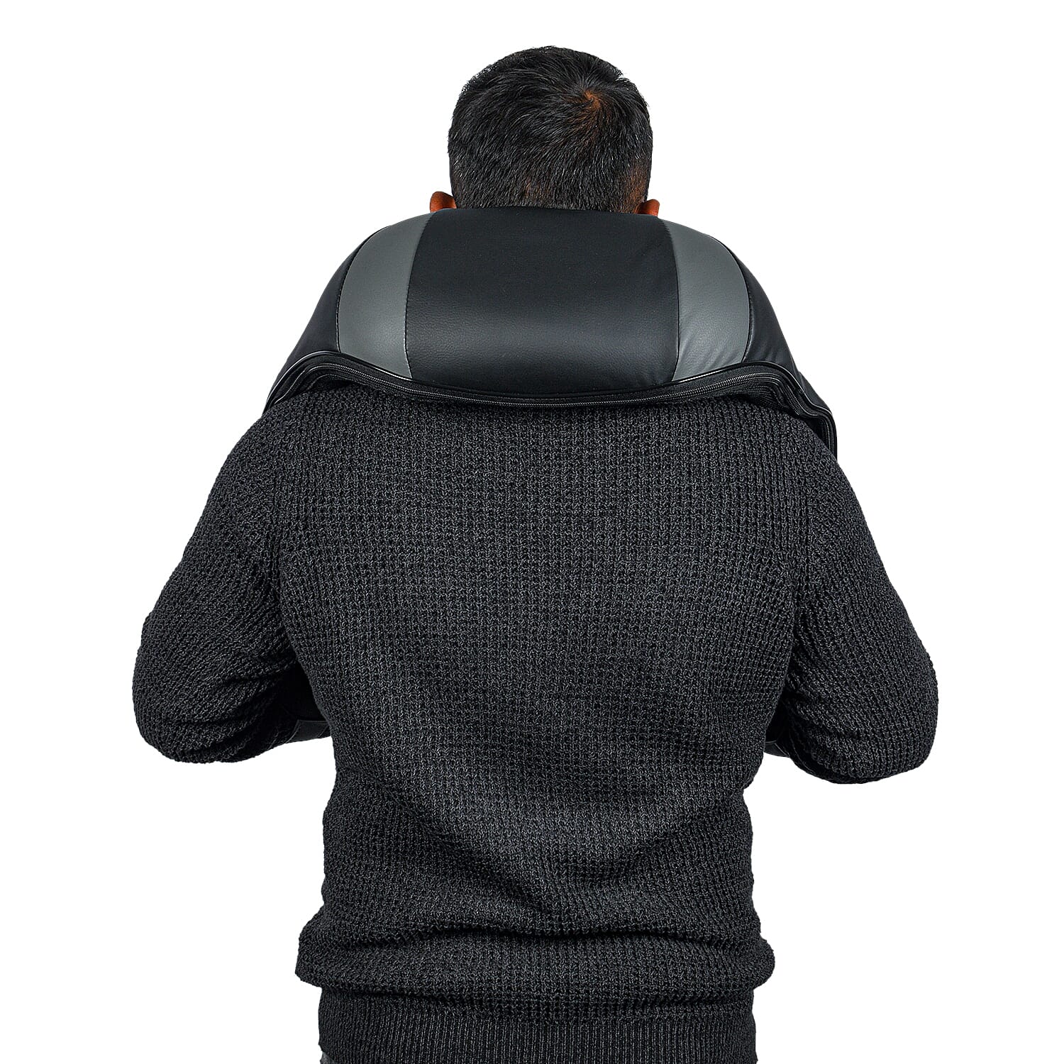 Shiatsu Massager with Soothing Heat, Electric Deep Tissue 3D Kneading Massage Pillow for Shoulder, Leg, Body Muscle Pain Relief, Home, Office, and Car Use