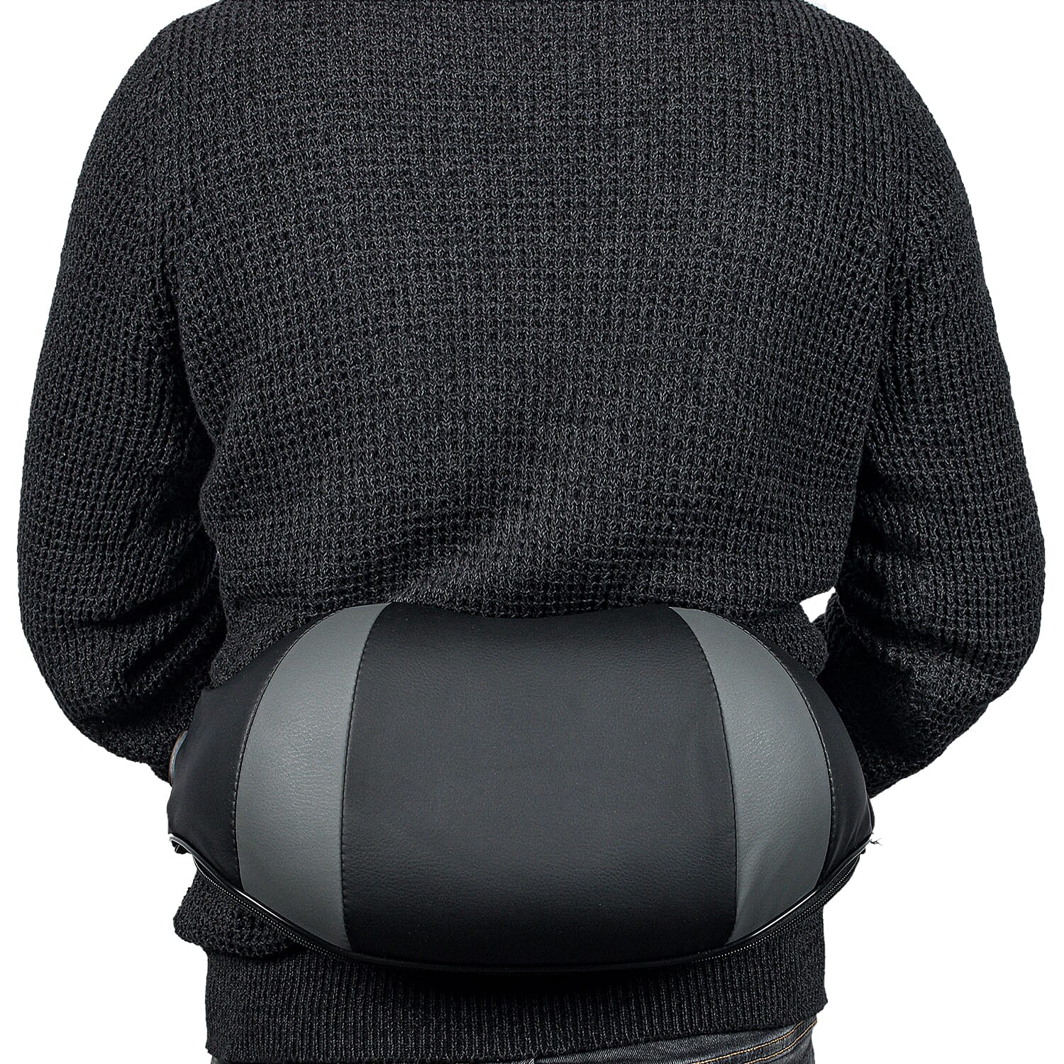 Shiatsu Massager with Soothing Heat, Electric Deep Tissue 3D Kneading Massage Pillow for Shoulder, Leg, Body Muscle Pain Relief, Home, Office, and Car Use