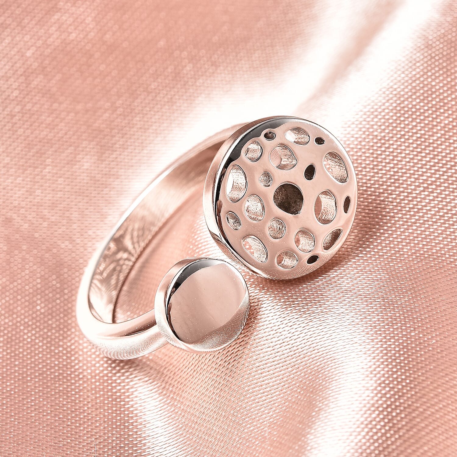 Rachel Galley Rhodium Overlay Sterling Silver Ring