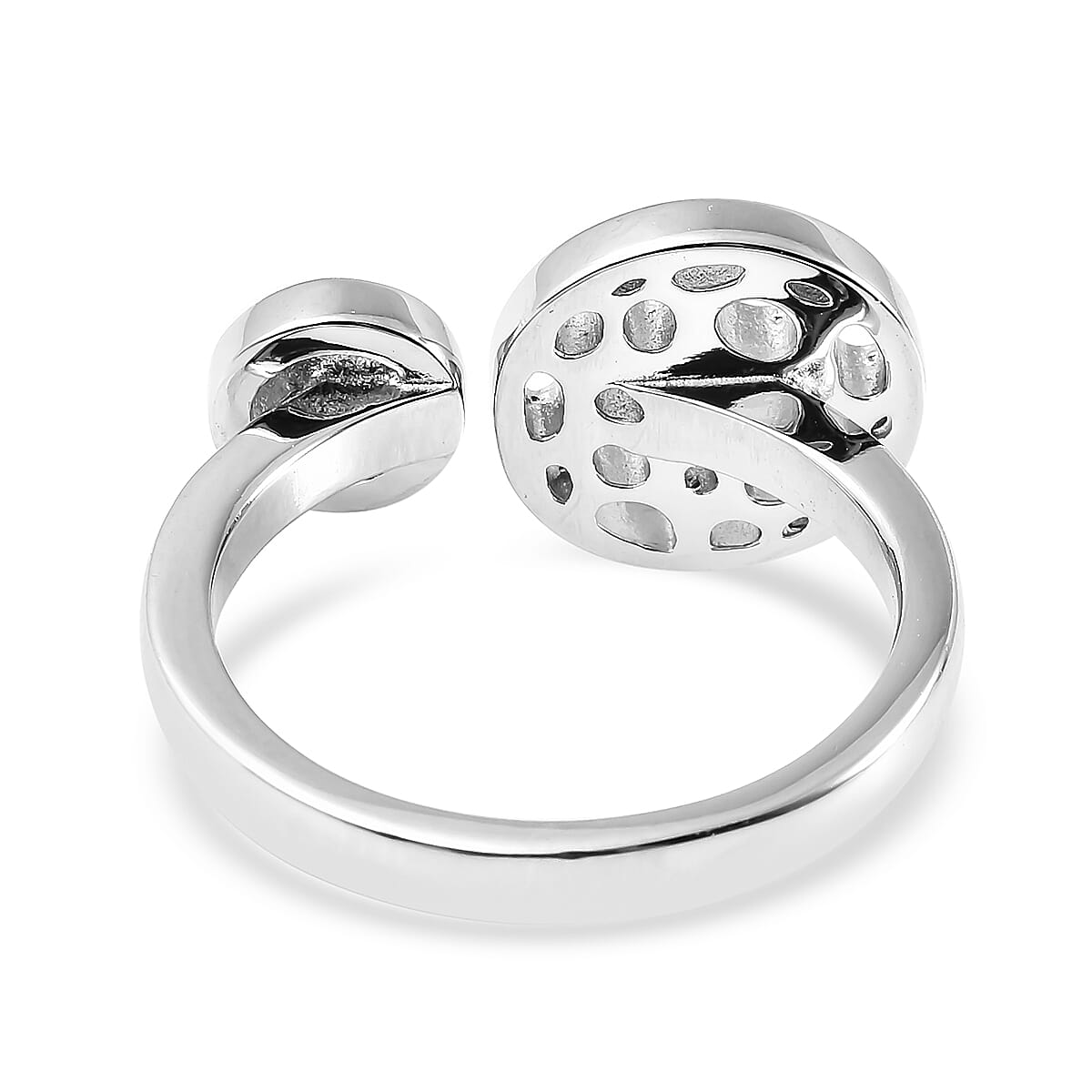 Rachel Galley Rhodium Overlay Sterling Silver Ring