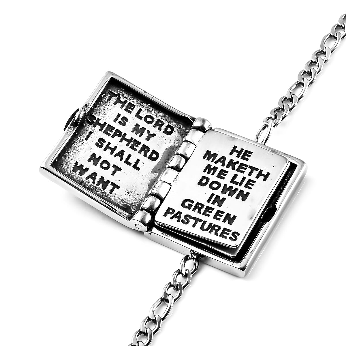 Holy Bible Bracelet (Size 7) in Stainless Steel