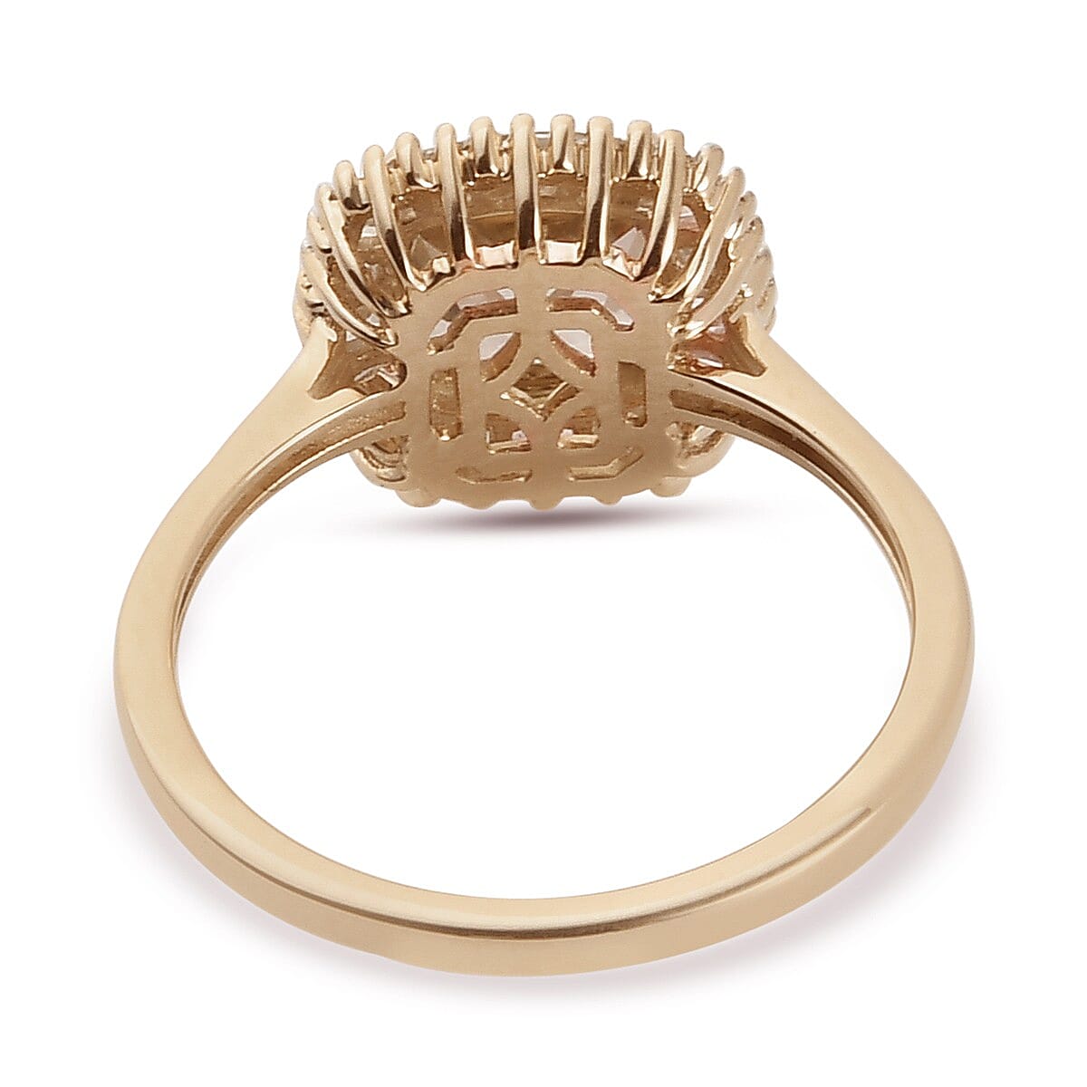 Collectors Edition- 9K Yellow Gold Turkizite and Diamond Ring 2.00 Ct.
