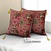Set of 2 -  Turkish Handmade Cushion Covers with Zipper Closure (Size 45.72x45.72 cm) - Red