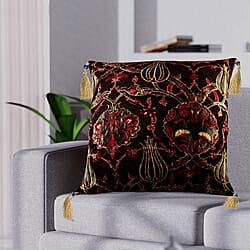 Set of 2 Turkish Cushion Covers with Zipper Closure - Blue