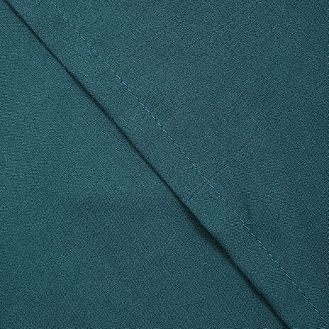 4 Piece Set Solid Microfibre 1 Comforter (225x220 Cm),1 Fitted Sheet (140x190 Cm) and 2 Pillowcases (50x75x Cm) - Green (Double)