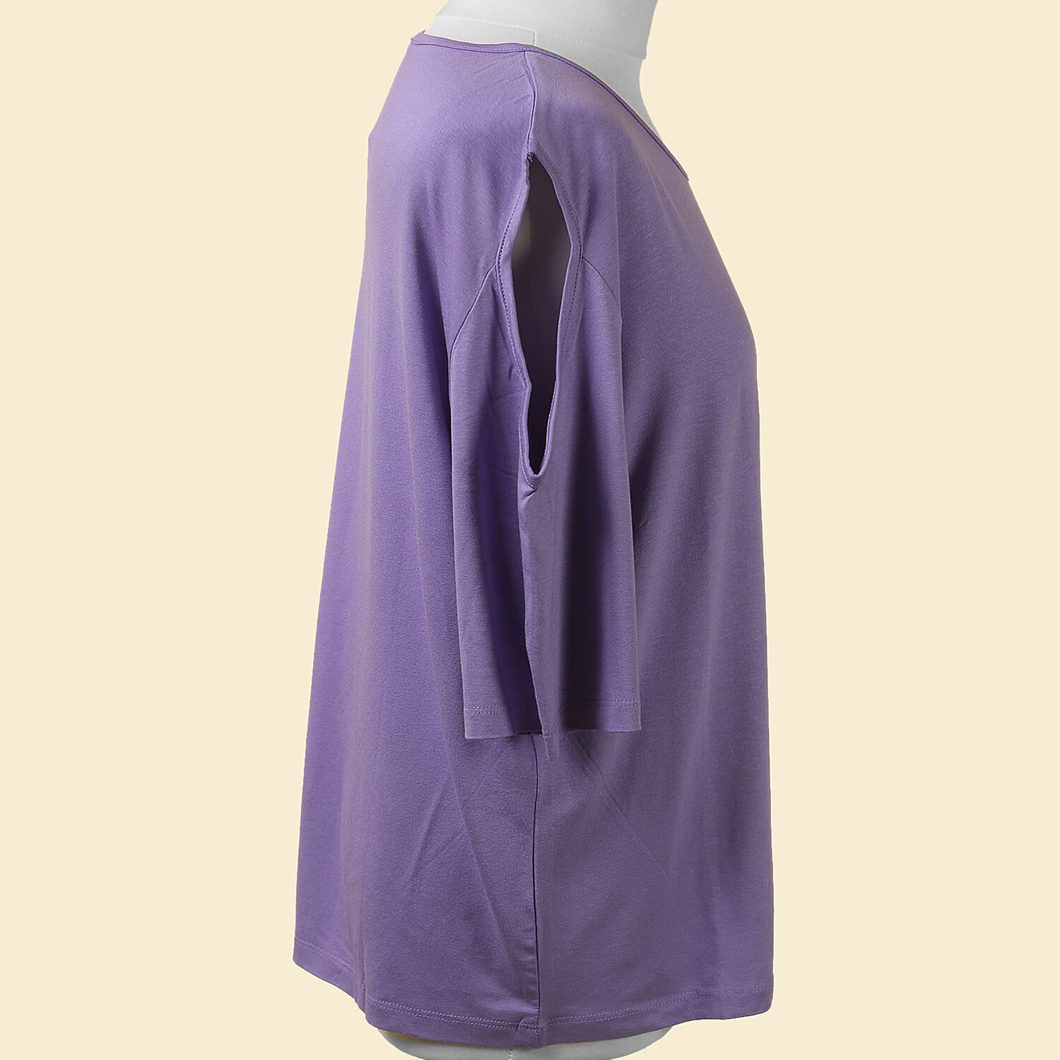 TAMSY Women Cold Shoulder Top - Black