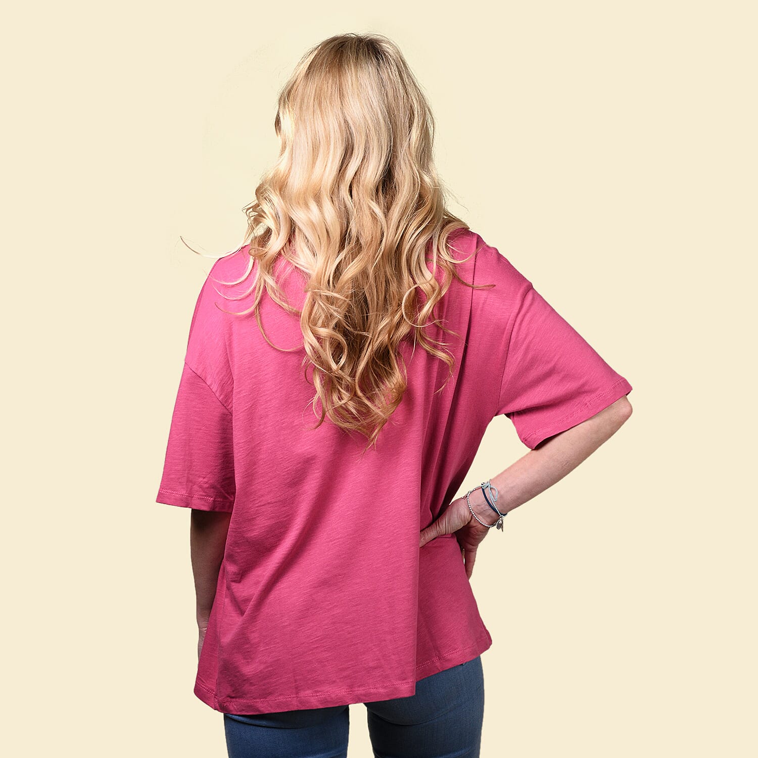 TAMSY Cotton Slub Tee - Oil Green