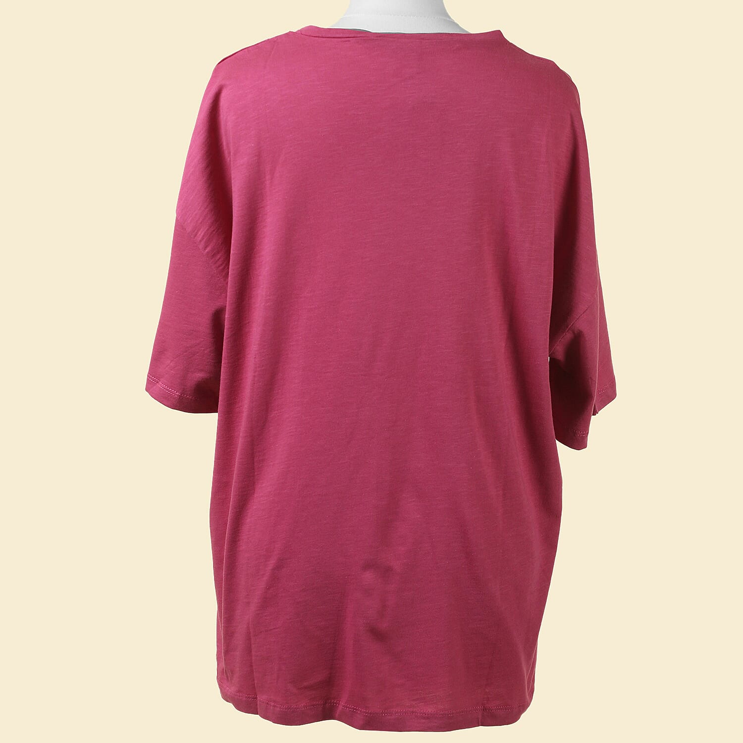 TAMSY Cotton Slub Tee - Oil Green