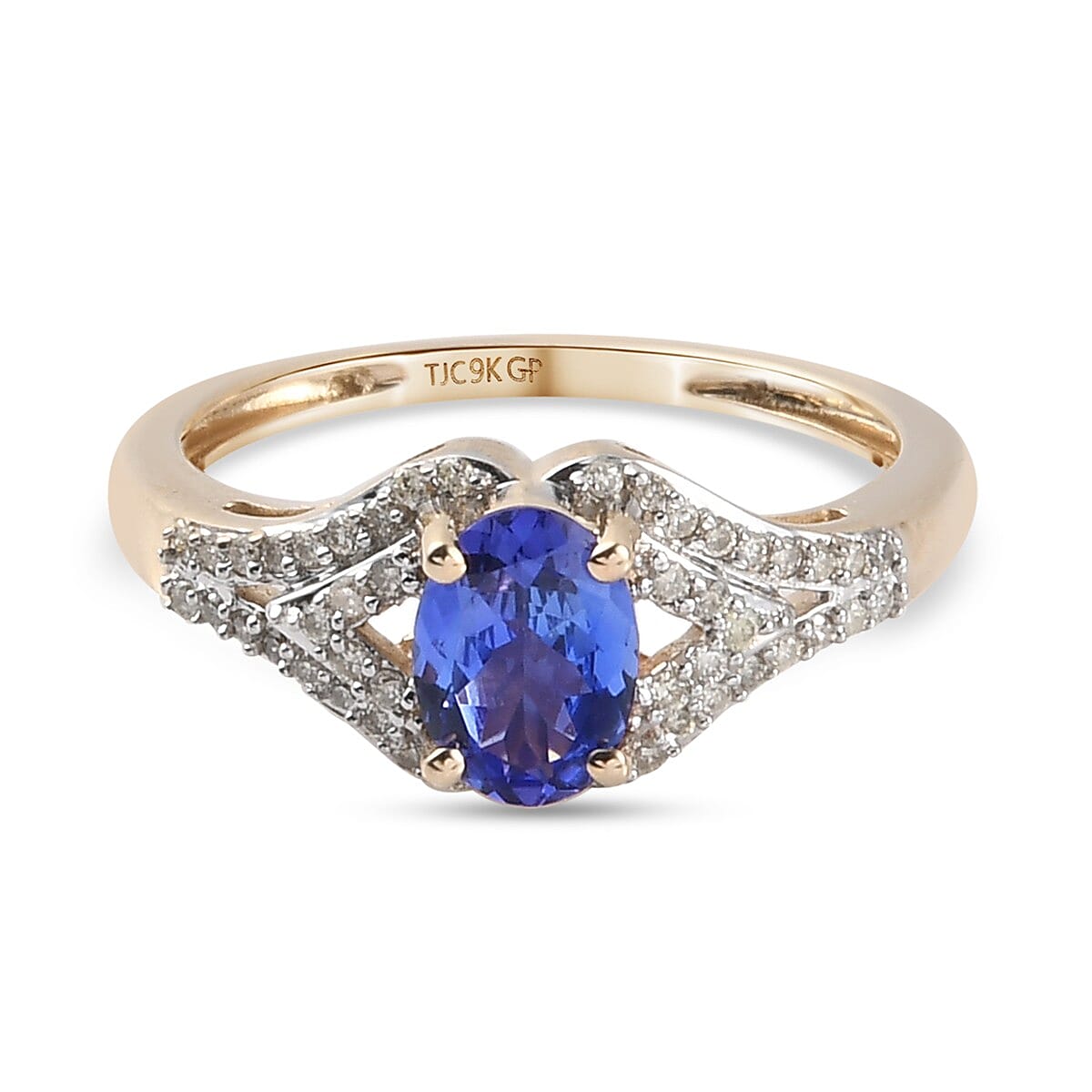 GP Celestial Dream Collection - 9K Yellow Gold Tanzanite & Diamond Ring