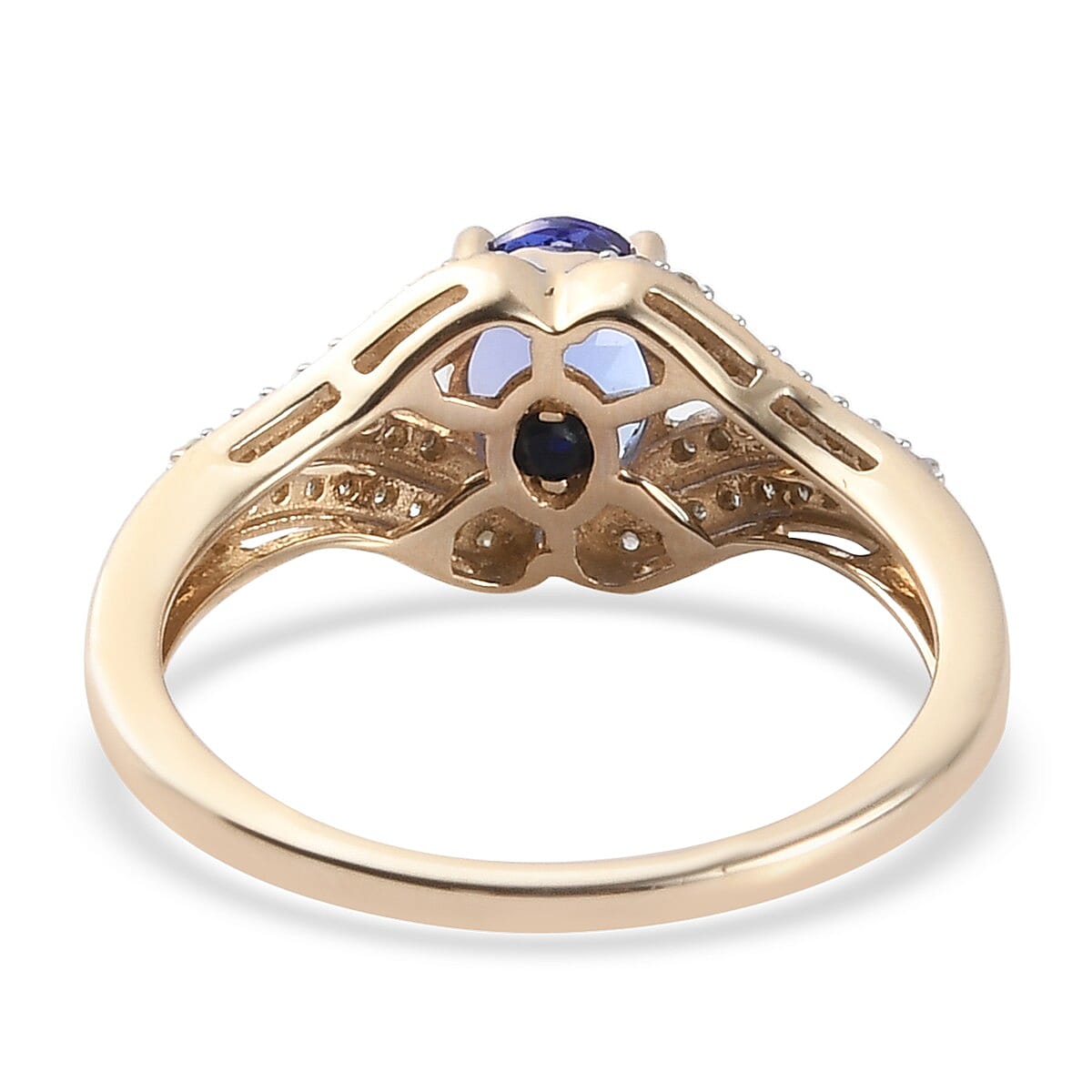 GP Celestial Dream Collection - 9K Yellow Gold Tanzanite & Diamond Ring