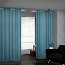 Super Find - TJC Blackout Curtain with 8 Eyelets - Teal Blue