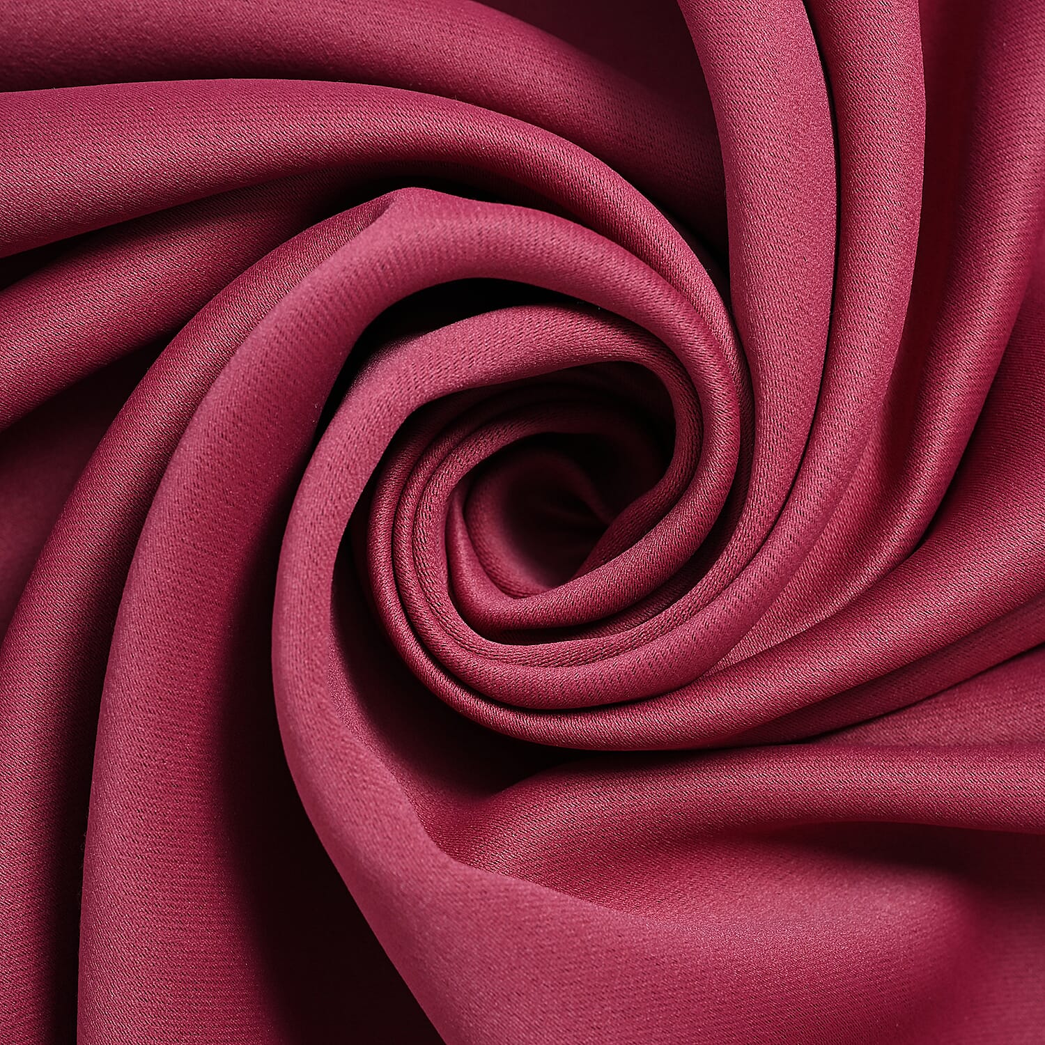 Pair of Thermal Blackout Curtains with 8 Eyelets (Size 140x240Cm or 55x94in ) - Wine Red