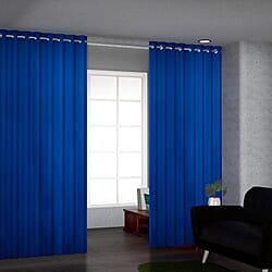 Super Find - TJC Blackout Curtain with 8 Eyelets - Royal Blue