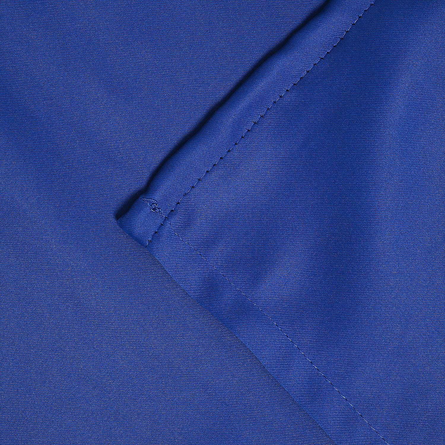 Pair of Thermal Curtains with 8 Eyelets (Size 140x240Cm or 55x94in ) - Cobalt