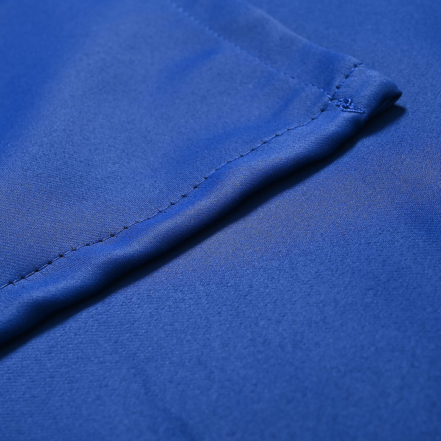 Pair of Thermal Curtains with 8 Eyelets (Size 140x240Cm or 55x94in ) - Cobalt